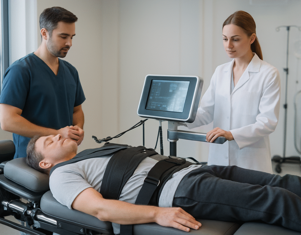 découvrez les dernières innovations et techniques de la décompression neurovertébrale pour une rééducation ciblée et efficace, améliorant le bien-être et la mobilité.