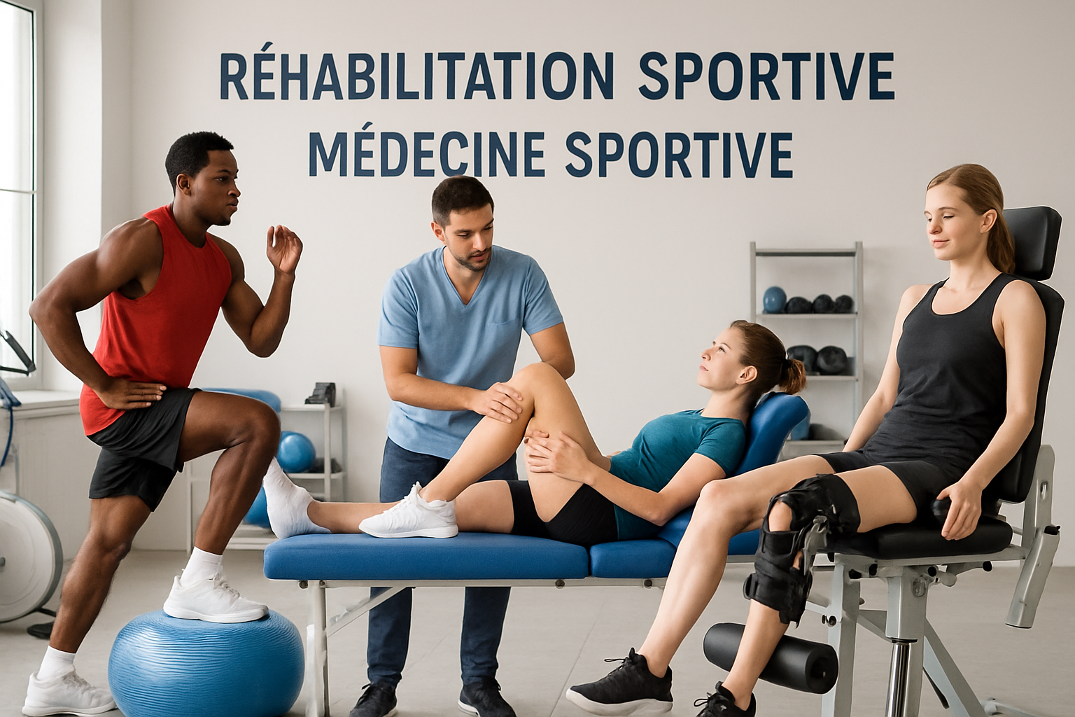 Retour d’expérience des spécialistes en réadaptation par médecine sportive Blessures Sportives